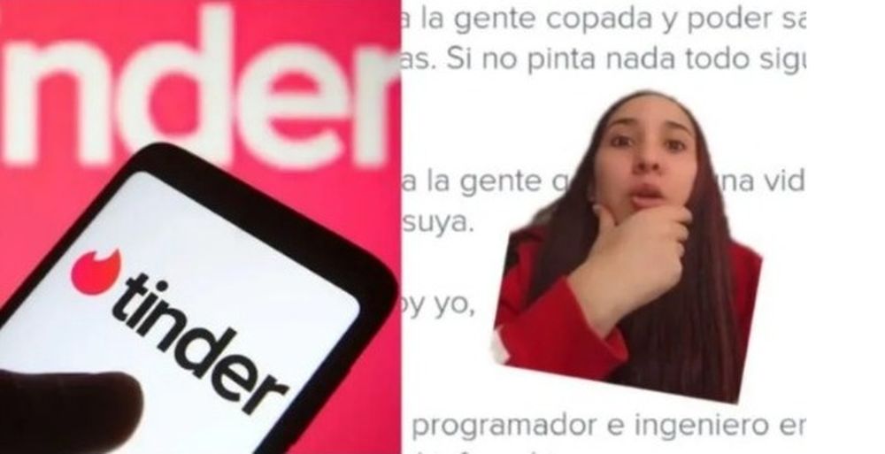 Se metió a Tinder a ver perfiles, encontró a un usuario “fantasioso” y lo “destrozó”