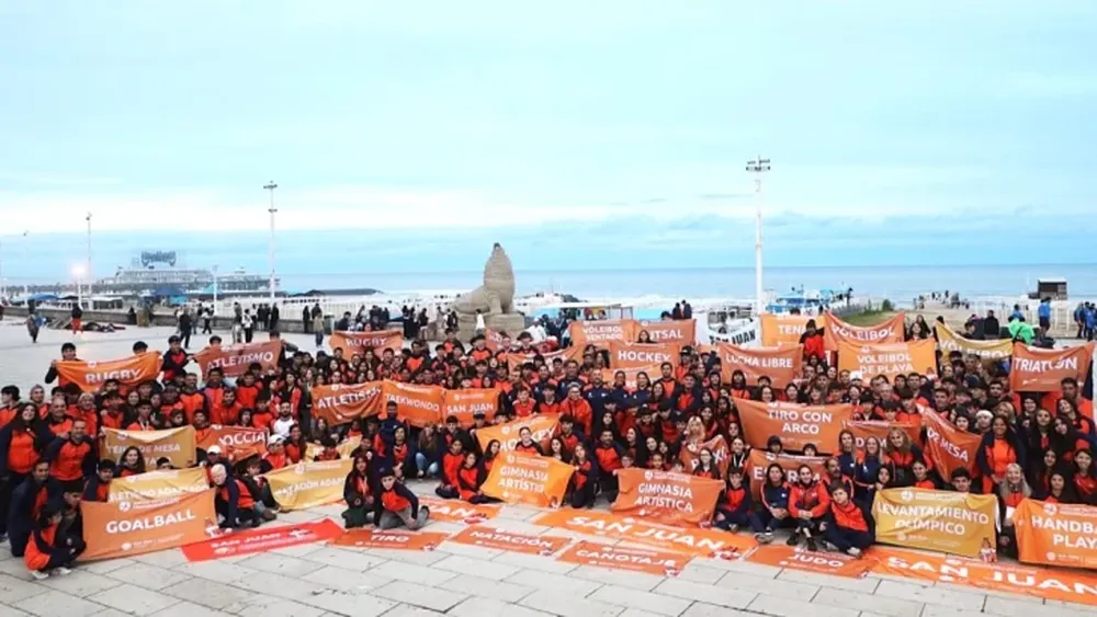 La delegación sanjuanina estuvo integrada por 330 atletas.