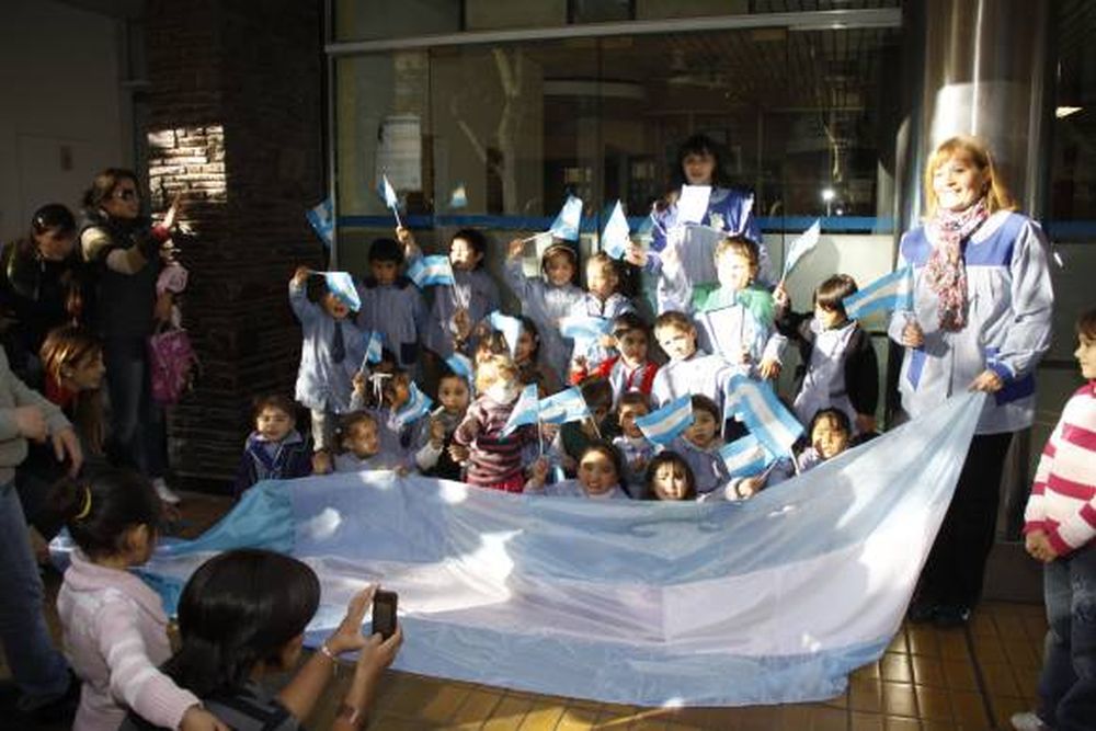 Con los colores de la Patria