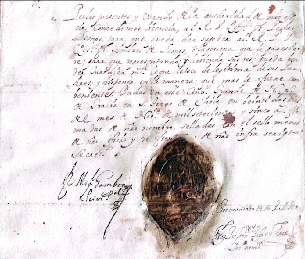 DOCUMENTO HISTÓRICO. El 8 de junio pasado, el Presidente de la Nación, Javier Milei, visitó al Papa LeónXIV en la Santa Sede. En esa ocasión, entre los diversos presentes entregados, se encontraba copiafacsímil de un documento relativo al Convento que los Agustinos levantaron en San Juan en 1644.