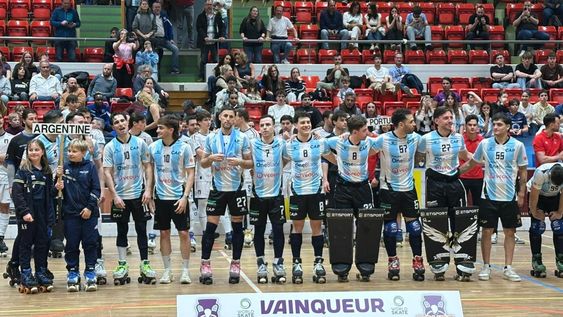 La alegría de los jugadores argentinos.