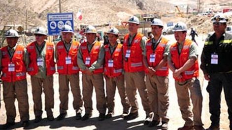 El equipo de rescatistas que sacará a los 33 mineros
