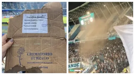 Tiraron cenizas de un hincha en la tribuna de Racing y cayeron sobre la multitud