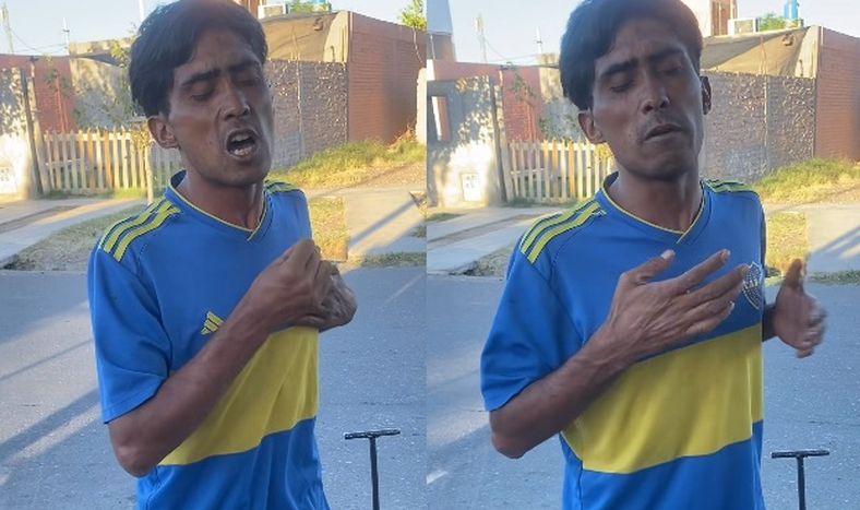 La historia del semitero ciego chimbero que canta igual que Ulises Bueno y sueña con subirse al escenario con él