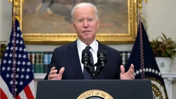 Biden culpó a Rusia por la “muerte y destrucción” del ataque y prometió represalias