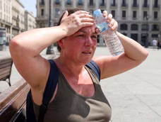 Calor extremo en Europa.