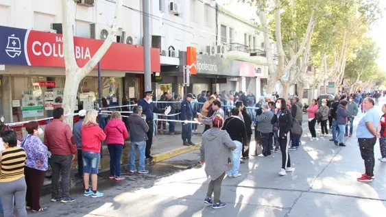 Los contagios registrados en los bancos sanjuaninos