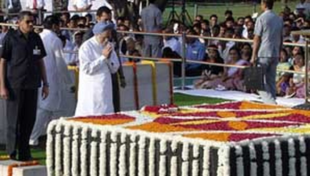 Homenaje a Gandhi