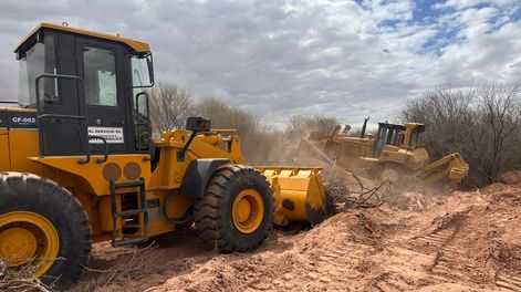 Caucete: Hidráulica avanza con el encauzamiento del río Bermejo para proteger al pueblo