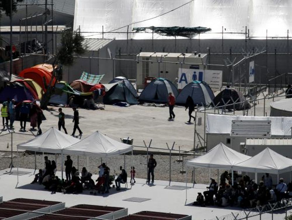 Visita papal a refugiados de Lesbos