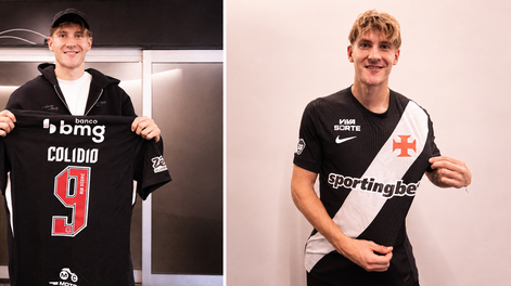Facundo Colidio se despidió de River y fue presentado en Vasco da Gama.