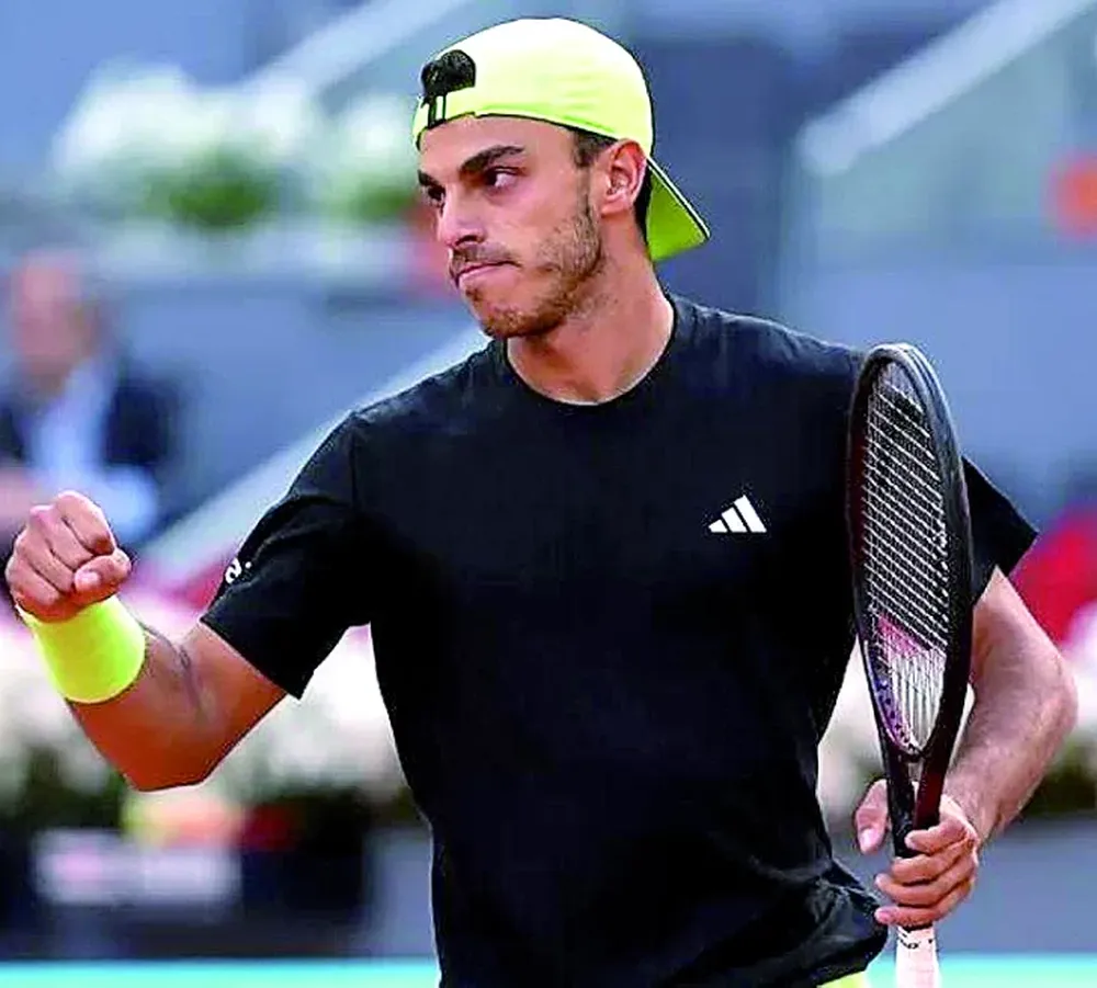 DERROTA. Francisco Cerúndolo aflojó su paso ganador en Madrid y cayó en semifinales.