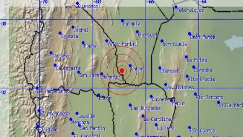 Esta mañana tembló en La Rioja y se sintió en Valle Fértil