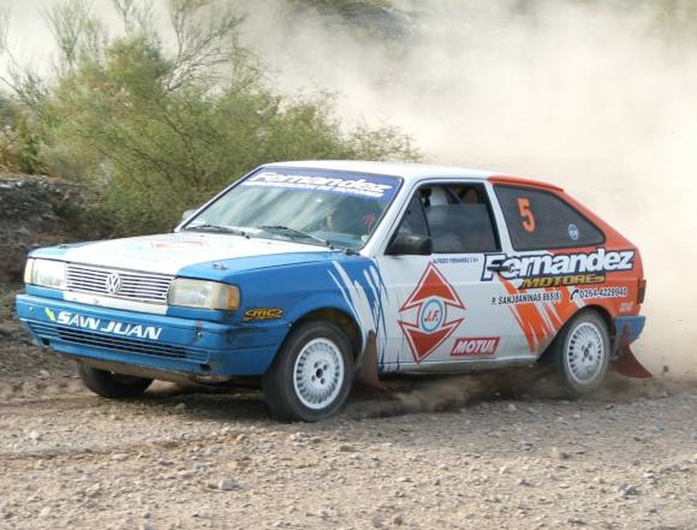 En Albardón, larga el rally sanjuanino