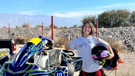 Lucila Agüero, pionera en el deporte motor femenino, regresa al karting: Sentí que tenía que volver