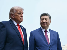Donald Trump y Xi Jinping. Donald Trump y Xi Jinping.