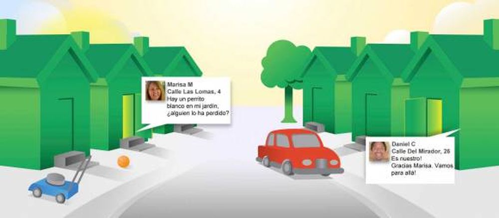 Una red social entre vecinos del mismo barrio