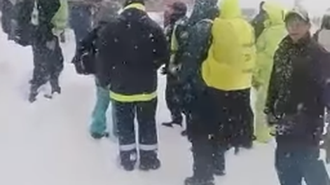 Un niño fue rescatado luego de quedar sepultado bajo una capa de 2 metros de nieve