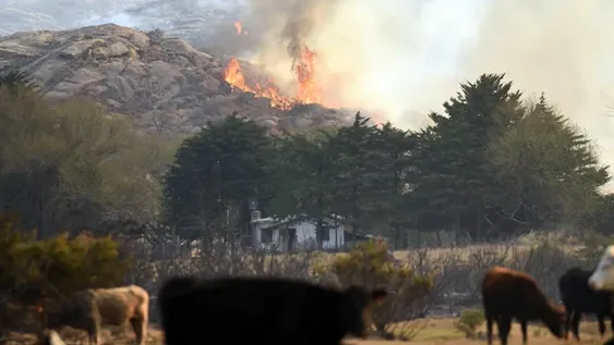 Combaten tres focos de incendio en Córdoba en una jornada con vientos y sin lluvias