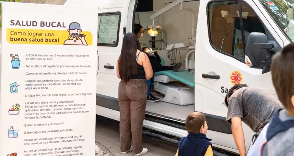 LANZAMIENTO. Ayer se inició el programa en Albardón, con una población objetivo de 1.200 chicos.