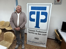 Ricardo Coria, presidente del Consejo Profesional Técnico de San Juan. Foto: Gentileza