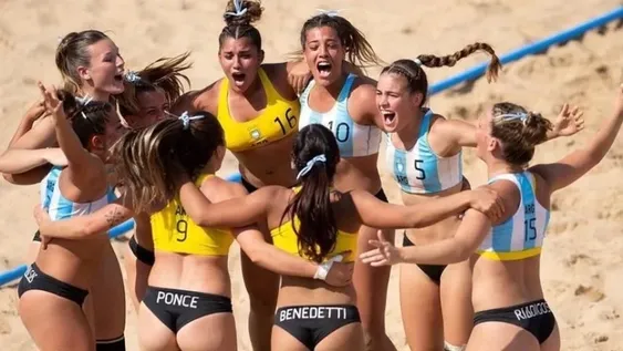 El beach handball le dio el cuarto oro a la Argentina