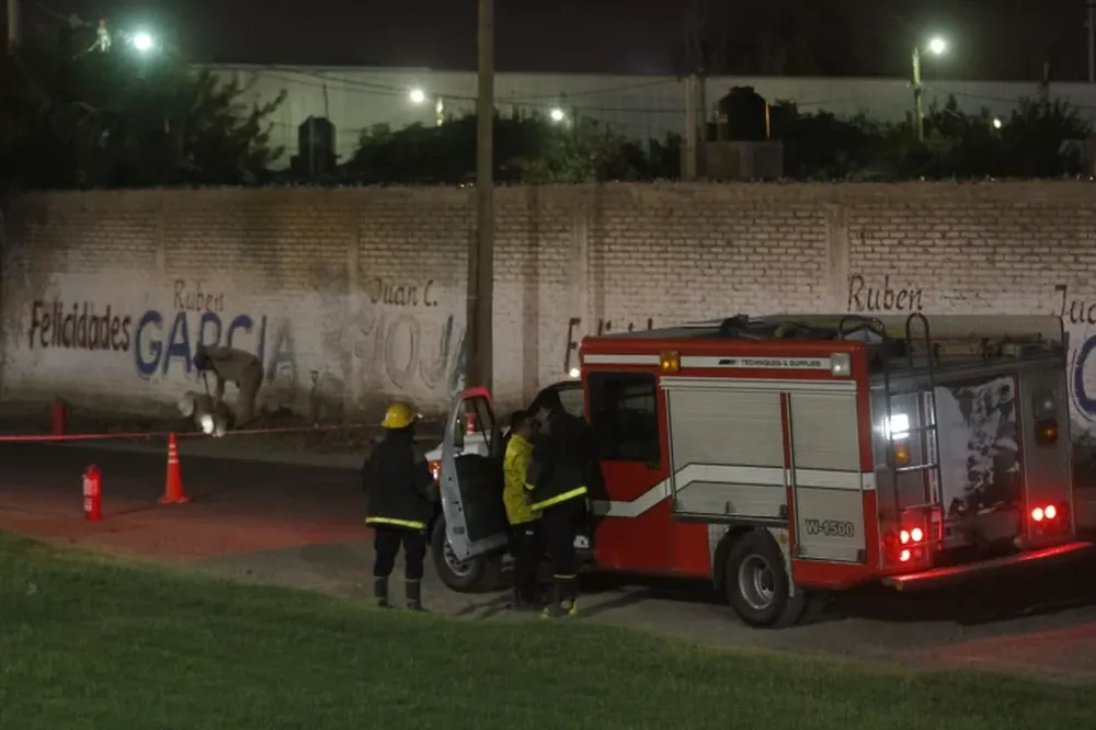 Susto por una fuga de gas en un lateral del Acceso Sur