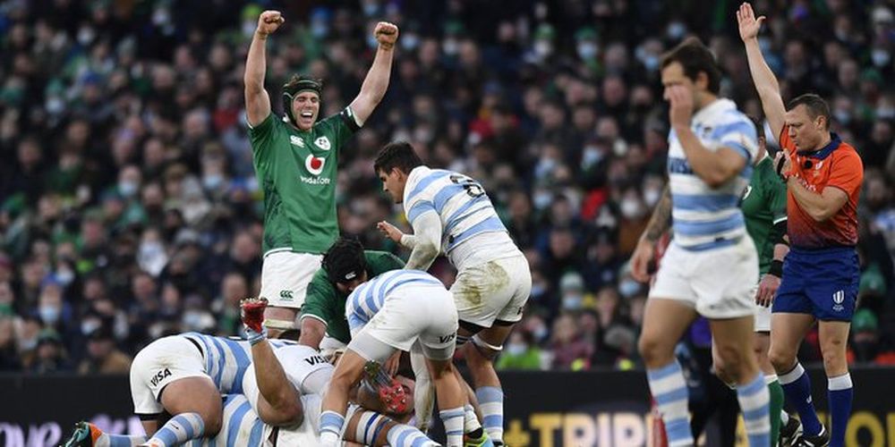 Los Pumas sufrieron una categórica derrota frente a Irlanda