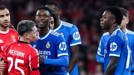 La UEFA sancionó duramente a Gianluca Prestianni por los supuestos dichos racistas contra Vinicius Jr.