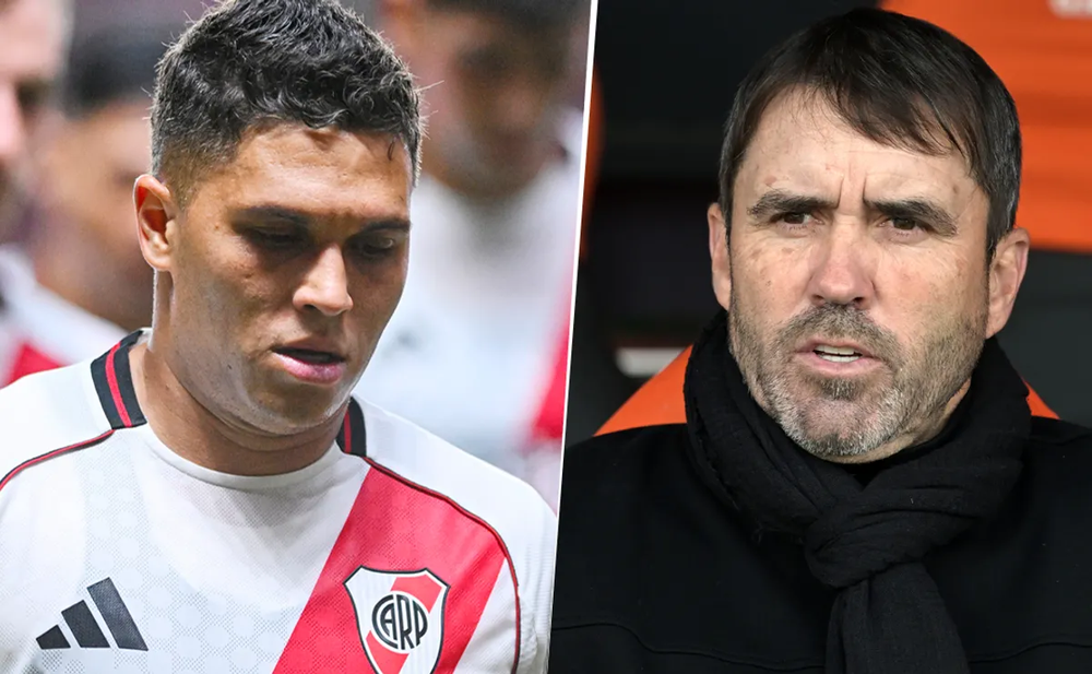 Juanfer Quintero empezó a despedirse de River