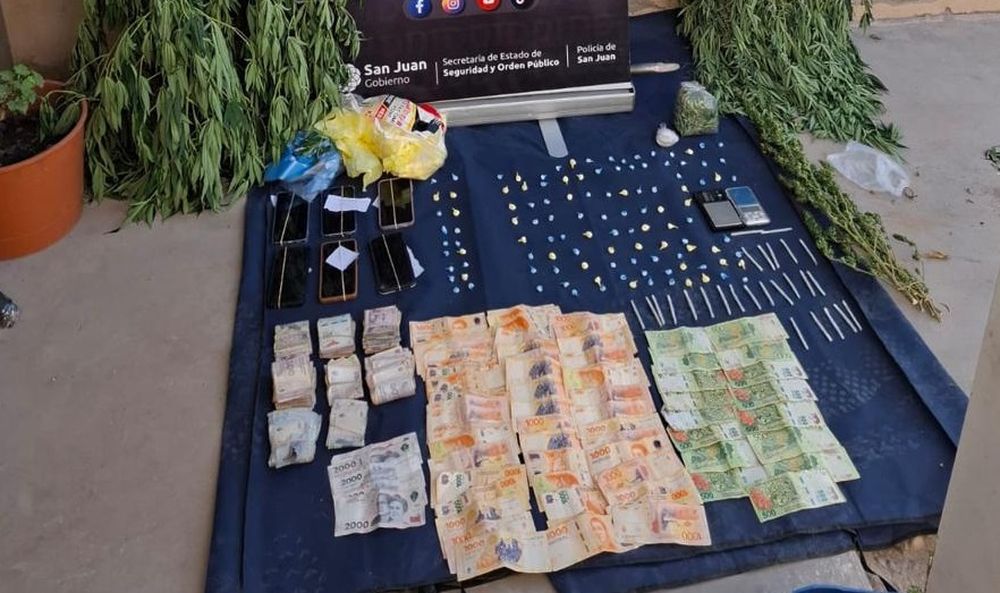 Golpe al narcomenudeo en Rivadavia: desarticulan un punto de venta y detienen a dos personas