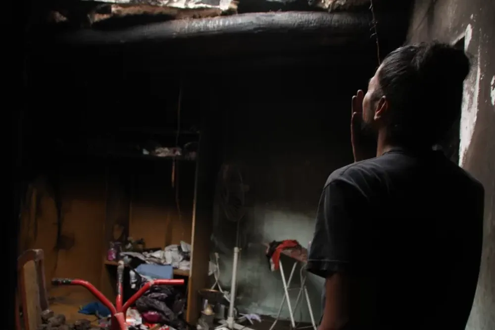 Incendio en Rivadavia: la familia estaba de viaje y perdió todo