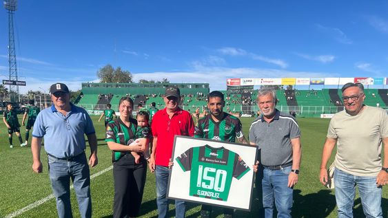 Sebastián González, homenajeado.