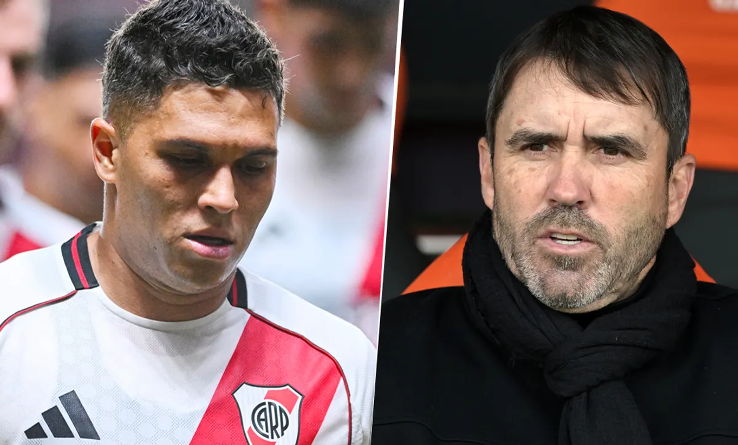 Juanfer Quintero empezó a despedirse de River