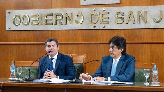 orrego, tras la colocacion del bono: el mundo confia en san juan y en el futuro que estamos construyendo