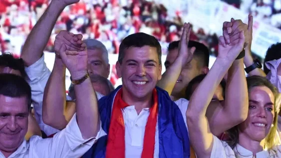 El arco político argentino felicitó a Santiago Peña por la victoria en las elecciones de Paraguay