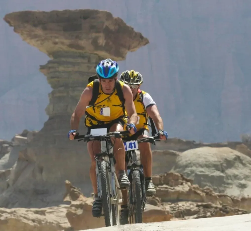 Imponente. El Parque Ischigualasto recibirá el pelotón del MTB en el atardecer del primer sábado de noviembre.