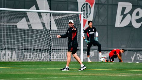 Debut. Chacho Coudet empezará a vivir la adrenalina de dirigir a River Plate debutando ante Huracán.