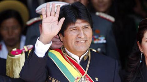 Evo Morales juró su segundo mandato consecutivo