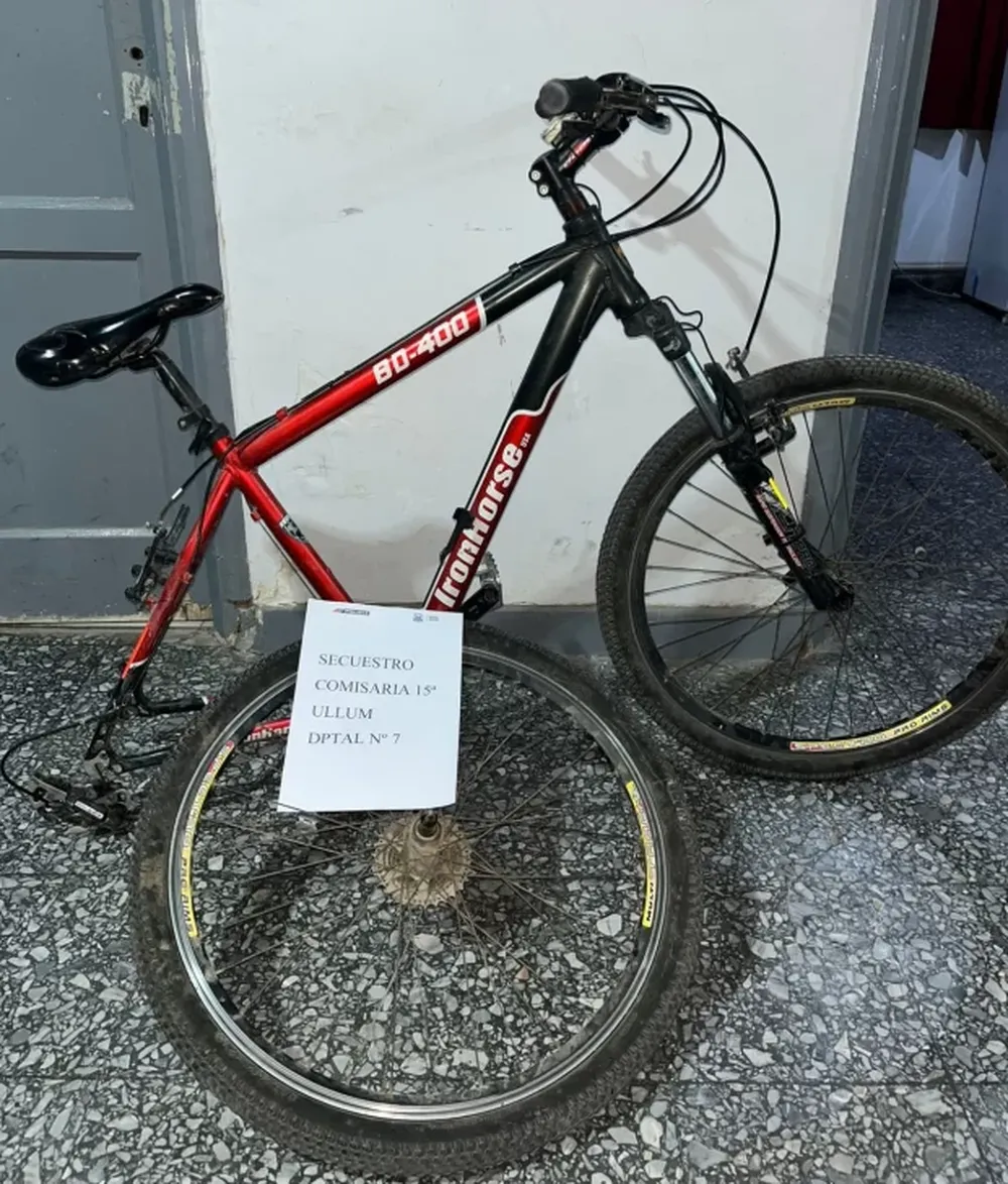 Detuvieron a dos jóvenes por encubrir el robo de una bicicleta