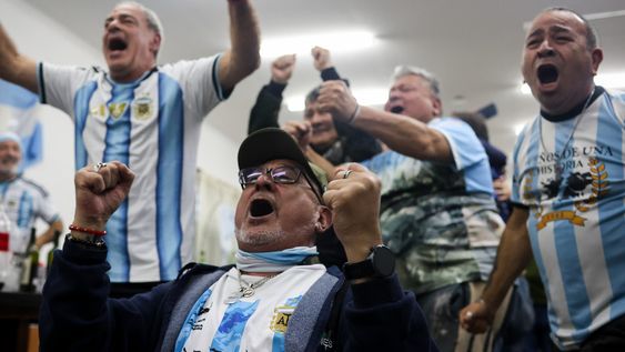Festejo de los veteranos de Malvinas.