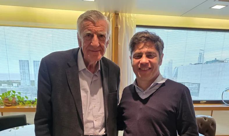 Gioja se sacó una foto con Kicillof para contrapesar el lanzamiento presidencial de Uñac y volvió a sacudir la interna