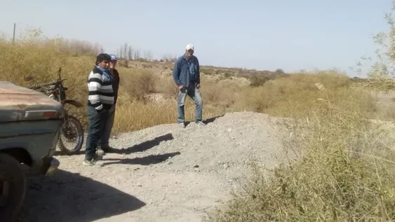 Taparon una huella hacia Mendoza, pero es por donde los laguneros se abastecían