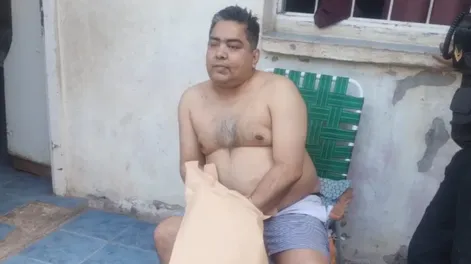 Carmona tras ser detenido.