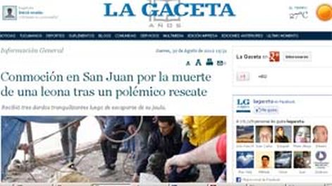 La noticia de la muerte de Simba recorrió todo el país