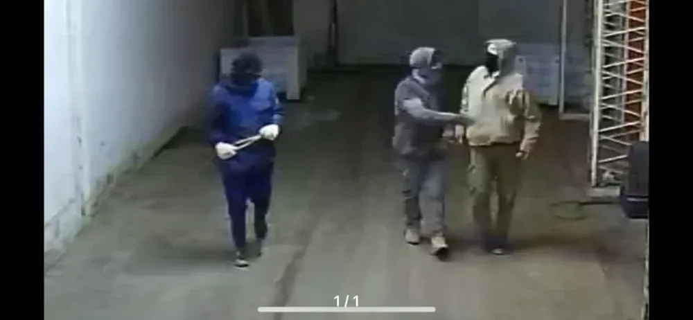 Tres ladrones robaron 8.000 dólares en pasas listas para ser exportadas