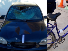 Los vehículos involucrados en la tragedia en Rivadavia. Los vehículos involucrados en la tragedia en Rivadavia.