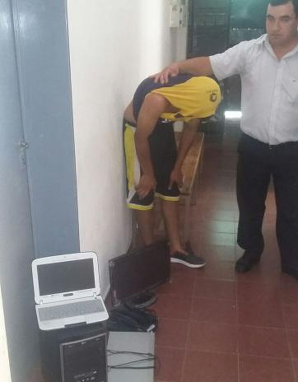Sorprendido con el botín