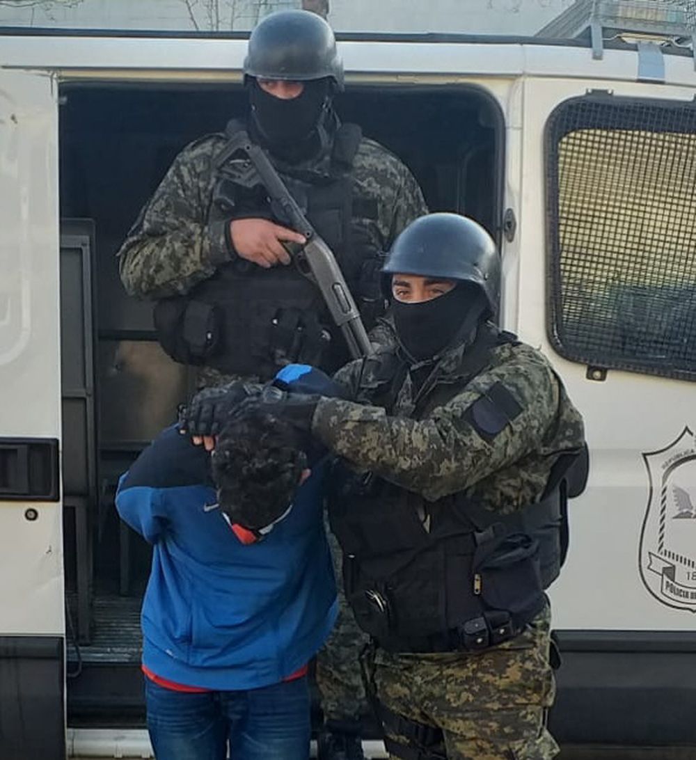 Atrapado a bordo de una moto robada