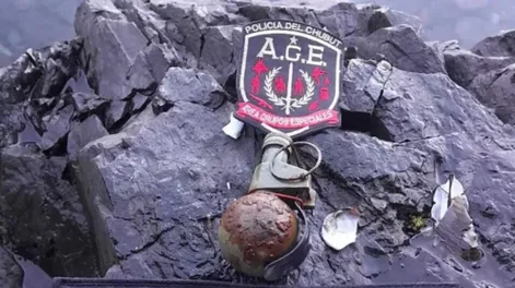 Investigan la aparición de granadas de guerra en el Lago Epuyén